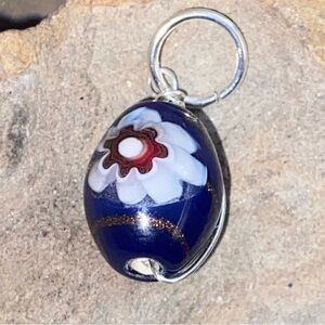 5/$10❤️❤️❤️NEW Handmade Vintage Millifiore Glass  Bead Charm Pendant